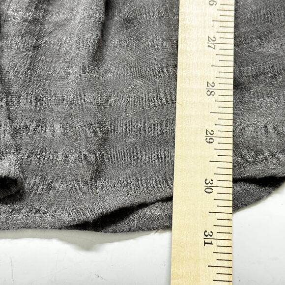 Miilla Clothing Dress S Gray Long Sleeve Boho Semi Sheer Romantic Grunge Prairie - Picture 8 of 9